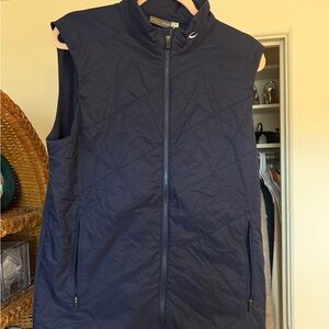 Men's Navy Blue Quilted Vest